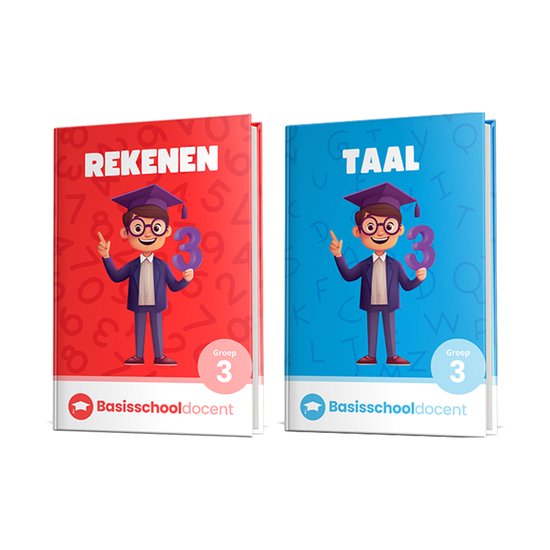 Rekenen en taal groep 3 oefenbundel - Ter voorbereiding op d ... - cover