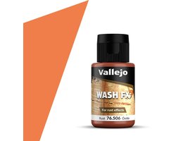 Vallejo Hobbyverf - 76506 Model Wash - Roest - 35ml Verf flesje - 35 ml