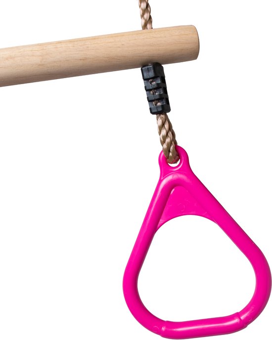 Harnais BOOST2 avec Bagues Plastiques rose avec cordes PP