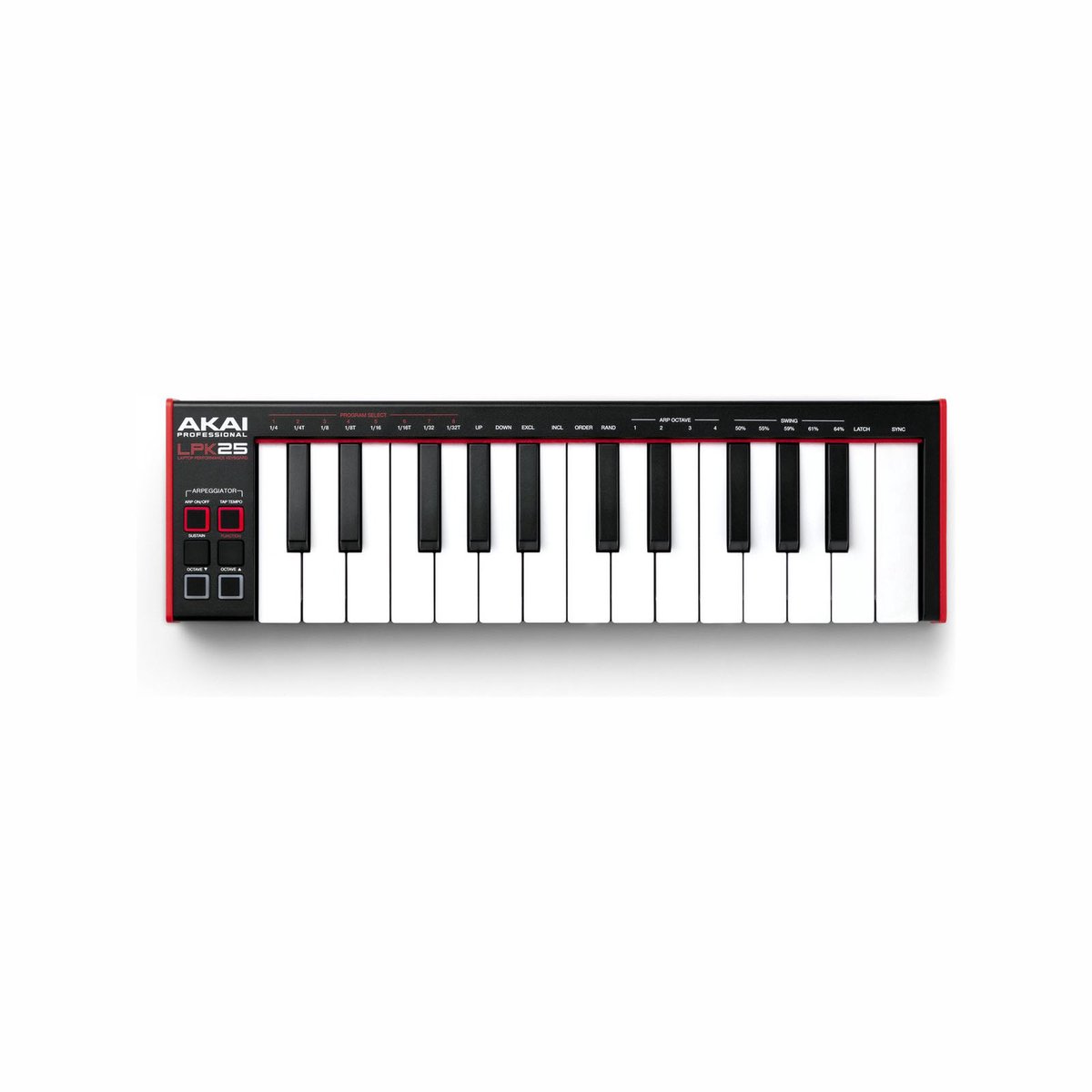 Akai Professional LPK25 - USB MIDI-Keyboardcontroller met 25 Responsieve Synth-Toetsen voor Mac en PC, Arpeggiator en Muziekproductiesoftware thumbnail 2