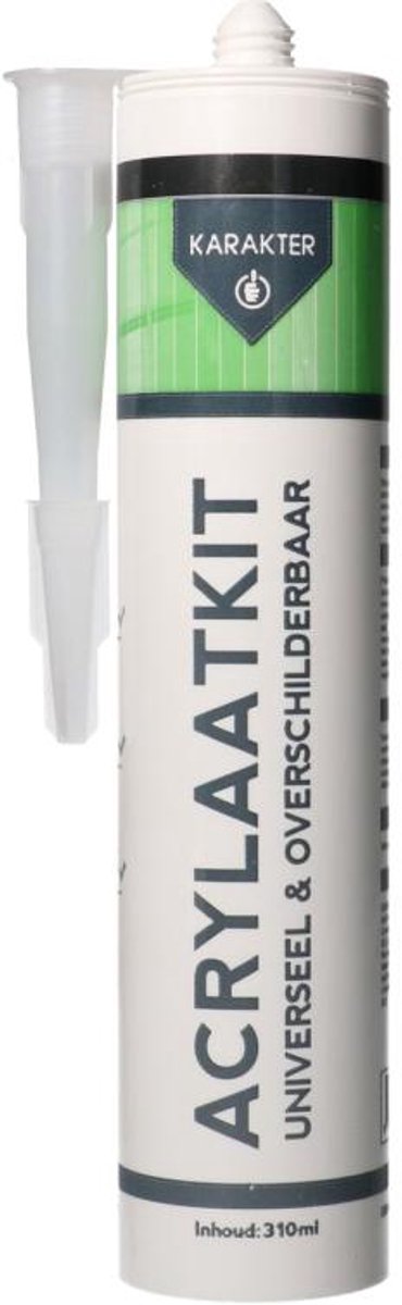 Karakter - Acrylaatkit Universeel Zwart 310ml