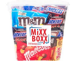 Mars Super Party box met chocolade - Mars, Snickers, Twix, Milky Way, Maltesers & M&M's - chocolademix - feestbox - 1500g