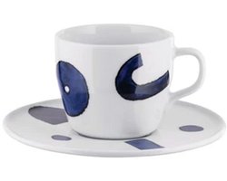 Alessi Itsumo koffiekop en schotel 21cl yunoki ware