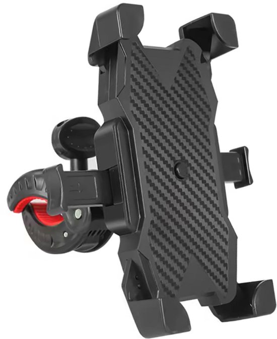 Telefoonhouder voor Fiets Scooter of Motor - met automatische span bevestiging