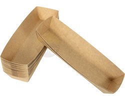 KURTT 200 snackbakjes A16N patatbakje, snackbakje, kartonnen bakje, frikandelbakje, binnenkant PE gecoat en vetvrij