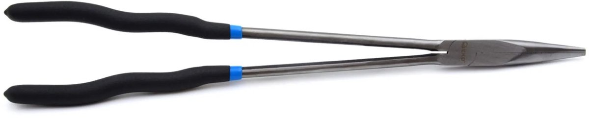 GEKO Extra lange rechte punttang - 400 mm - ergonomische antislip handgrepen