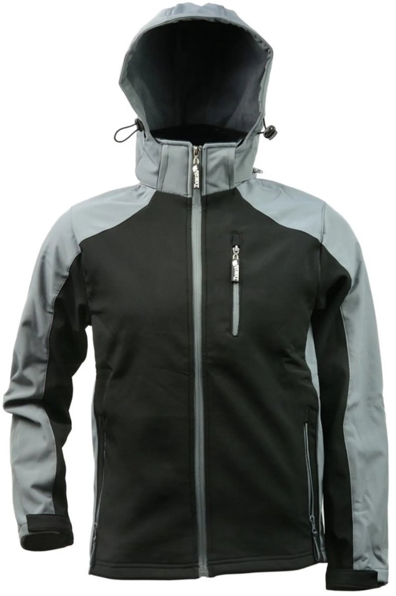 Tvardy Softshell jack met capuchon - waterafstotend - maat S