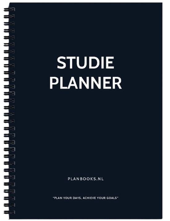 Planbooks - Studieplanner - Schoolplanner - Huiswerkplanner - Studenten planner - A5