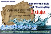 Bol.com FloodingBag | Directe Waterabsorptie bij Lekkages & Vochtproblemen | 3 st. Snel Krachtig & Milieuvriendelijk | Geen Gedo... aanbieding