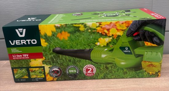 Verto VES Accu Bladblazer 18v Li-ion Exclusief Accu Super Licht 1,4 Kg van VERTO — afbeelding 2