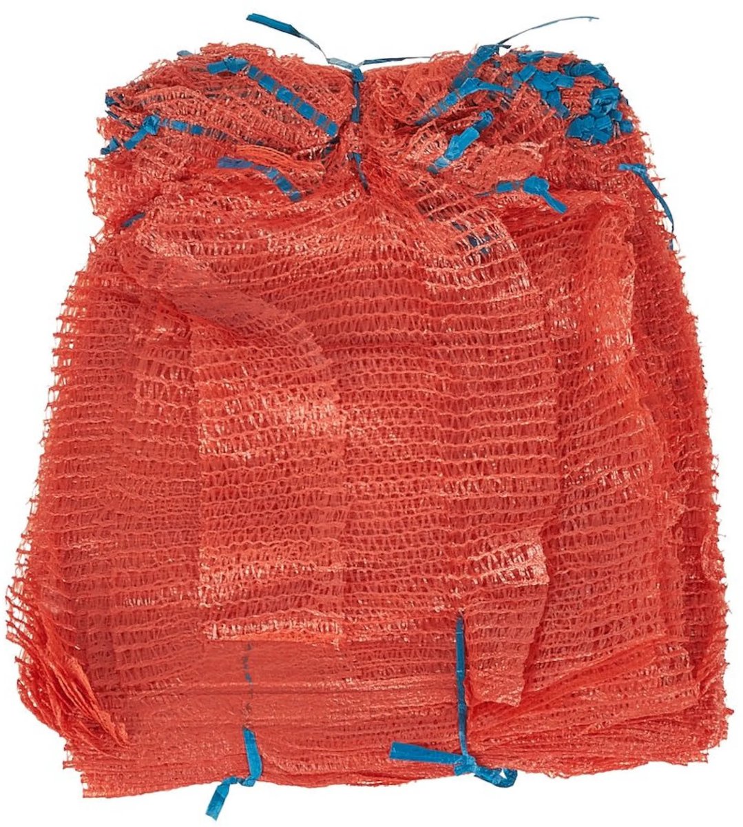 GEKO Oranje Raschel Zak - 50x80 cm - 30 kg Capaciteit - Ademend en Duurzaam - 100 stuks