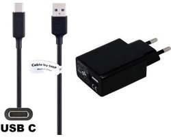 OneOne 3A lader + 3,2m sterke USB C kabel. TUV / GS 100% veilig. Oplader adapter past op Samsung Galaxy A34, A54, A24, A14, A05, F04, F34, F54, A15, A25, A35, F15, M14, M04, M34, M21, M30, M40, M54