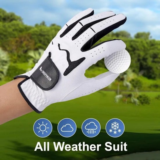 Nivard Golfhandschoenen - Golf Accessoires - Handschoen AntiSlip - Heren - Links - Maat M/L van Nivard — afbeelding 2