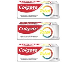 Colgate 3 x total original 20ml | handzaam voor op reis