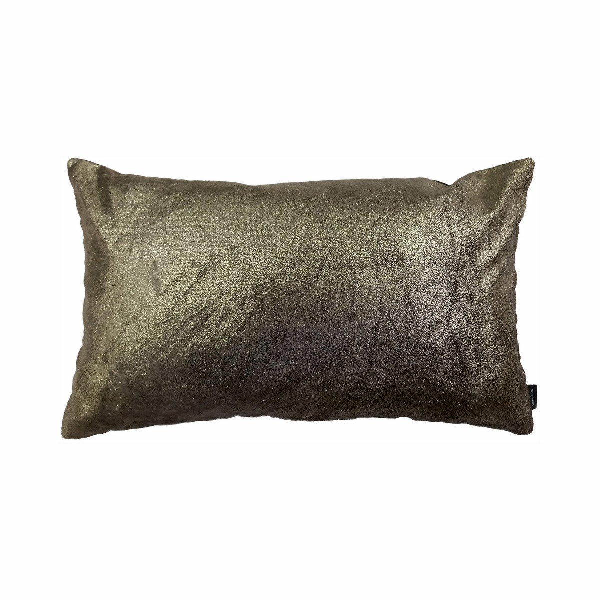 Mars & More All Over Foil Taupe Champagne Kussen | 30 X 50 | Sierkussen Voor Woonkamer Of Slaapkamer