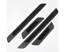 Instaplijsten voor Renault Megane E Tech 2021 (5 deurs) - Kras bescherming - Set van 4 - Zwart Glans