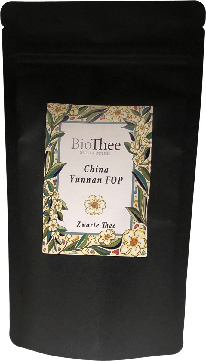 China Yunnan FOP (Bio) 300 gr. Premium biologische losse zwarte thee.