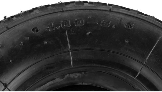 GEKO Banden met binnenband - 4.00-6 - 136 kg draagkracht - 2PR - Rubber van Geko — afbeelding 2