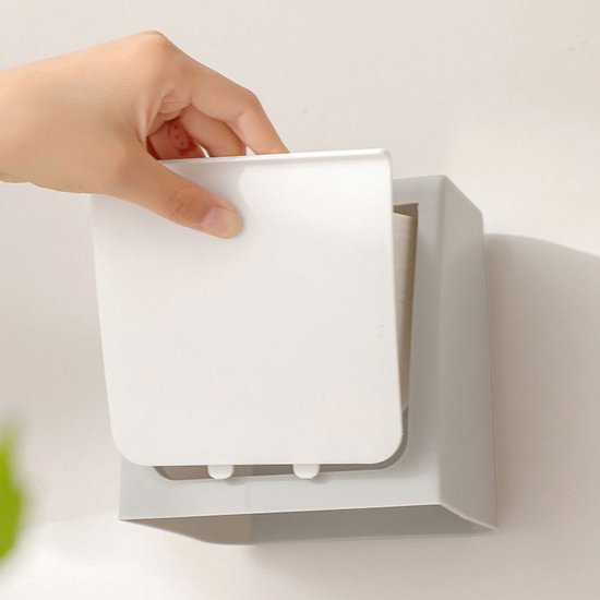 Boîte de rangement murale pour petits articles, porte-serviettes