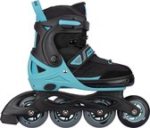 Nijdam Skeelers - Verstelbaar - Blauw/Zwart - Maat 33-37