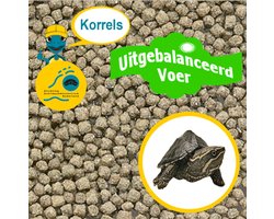 Korrels voor Muskusschildpadden - Uitgebalanceerd Voer - 300g