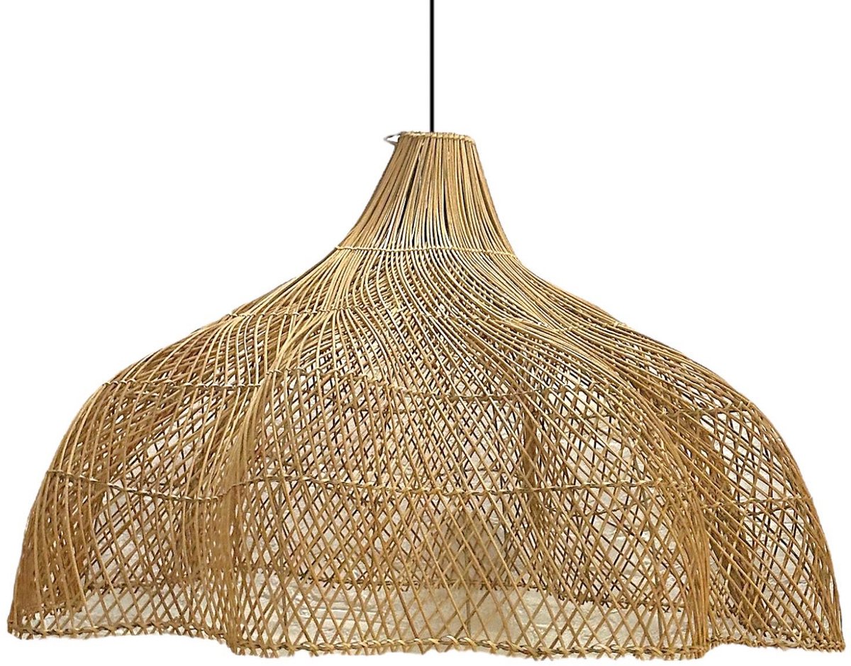 Rotan hanglamp Kiki XL -Ø80cm - 4Shine