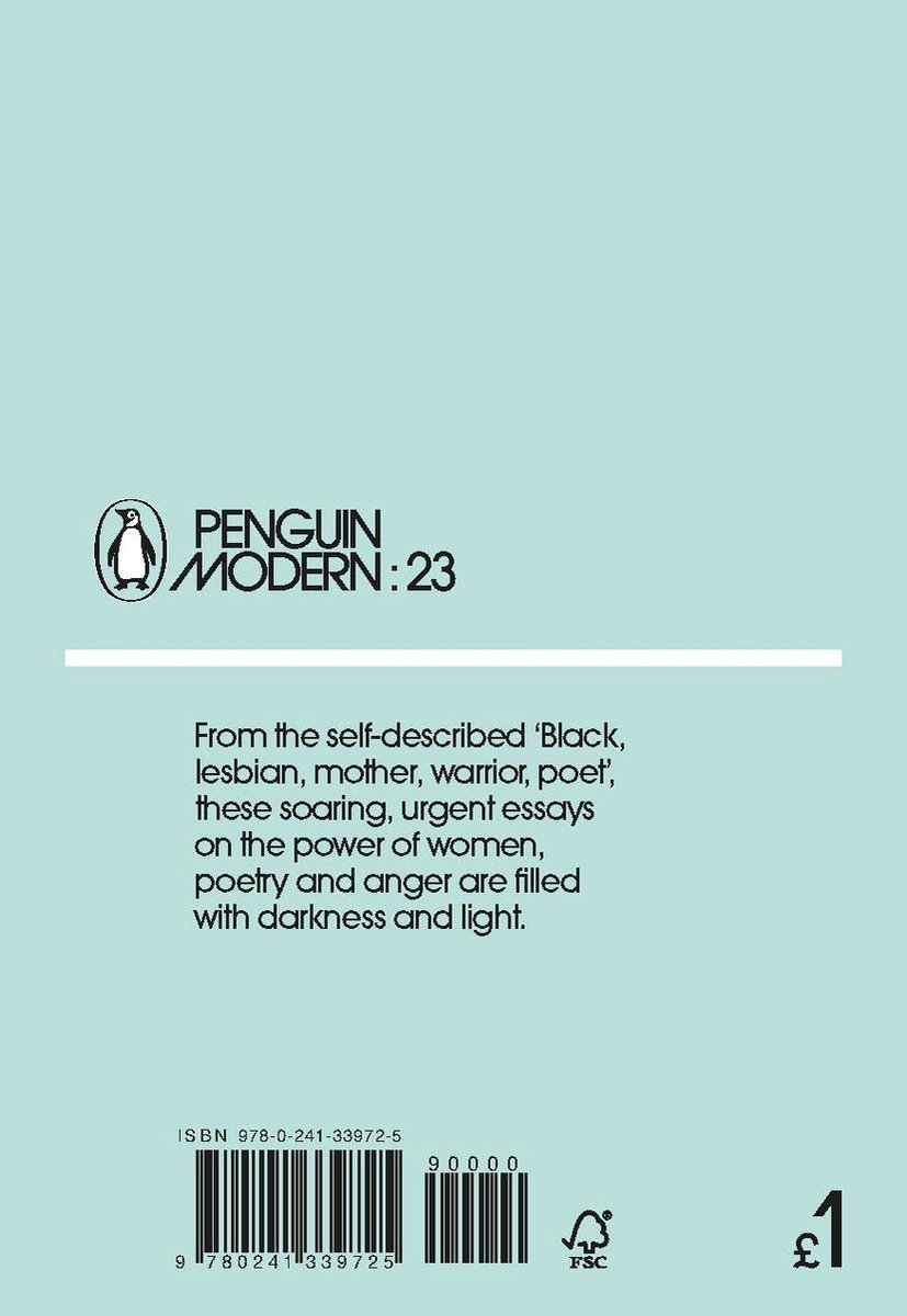 Penguin Modern-The Master's Tools Will Never Dismantle the Master's House - back cover