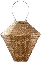 Lumiz Solar Tuinverlichting - Tuinverlichting op zonne energie - Buitenlampjes - Tuinverlichting op zonneenergie - Buitenverlichting - Buitenlamp - Decoratie - Sashiko Diamond - 28 cm - Goud