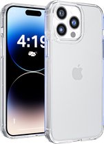 My Case telefoonhoesje geschikt voor Apple iPhone 14 Pro Max hoesje Transparant siliconen - backcover hoes