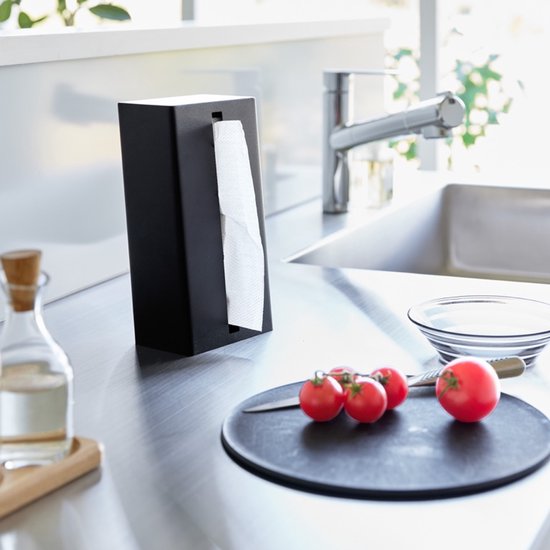 Tower à mouchoirs verticale Yamazaki - Tour - Zwart