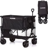 Bol.com ALDORR Bolderkar - XXL - Opvouwbaar - 400L - 300KG Draagkracht - Zwart - 5 Jaar Garantie aanbieding