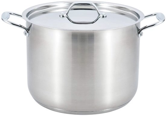 Senella Professionele Kookpan - liter - Inductie - Gas - Elektrisch - RVS - Soeppan - Horeca pannen