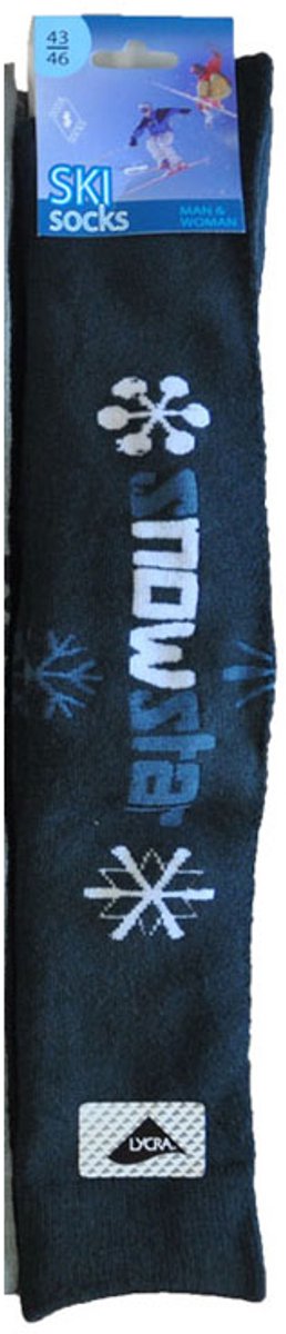 SKISOKKEN Heren - 43/46 - 6 PAAR - SNOWSTAR - LANGE & WARME sokken met badstof chaussettes socks