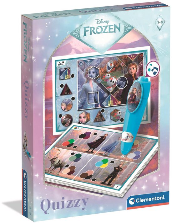 Clementoni - Quizzy - Disney Frozen - Educatief spel met elektronische pen - vanaf 3 jaar