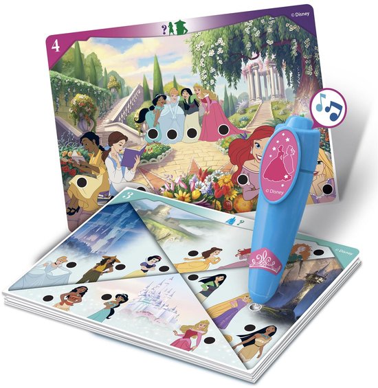 Clementoni - Quizzy - Disney Prinsessen - Educatief spel met elektronische pen - vanaf 3 jaar van Clementoni — afbeelding 2