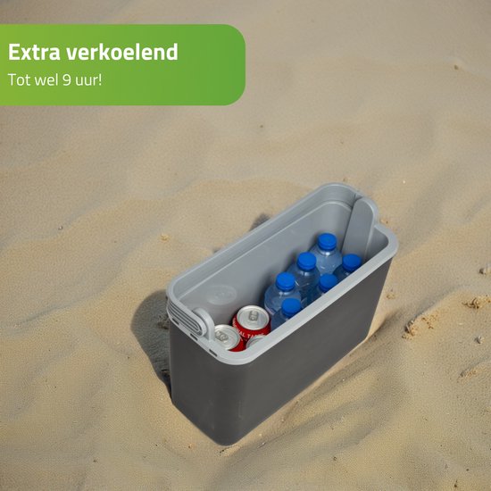 Bo-Camp - Autokoelbox - Arctic - Grijs - Polyethyleen - 12 Volt - 12 Liter van Bo-Camp — afbeelding 3