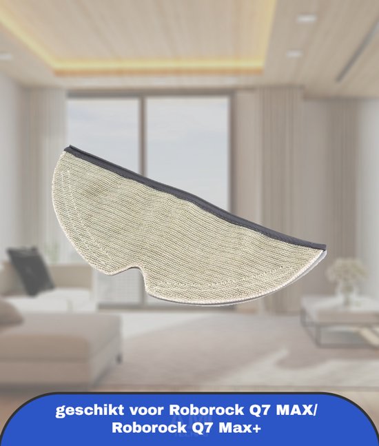 Kit d' Accessoires de vêtements pour bébé de rechange pour aspirateur robot Roborock Q7 MAX/ Roborock Q7 Max+, 1 brosse à rouleau, 4 filtres, 4 chiffons de nettoyage, 6 brosses latérales, 2 sacs à poussière, 1 brosse de nettoyage