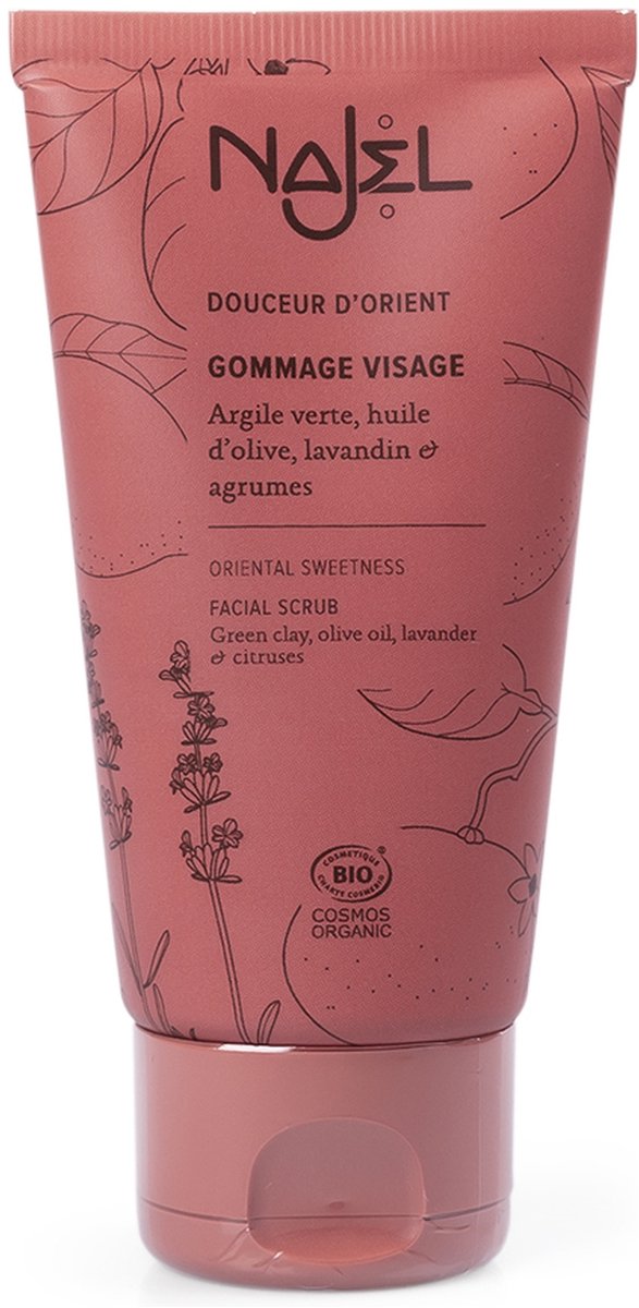 Najel Aleppo Aleppo gezichtsscrub oriental sweetness 75 Milliliter