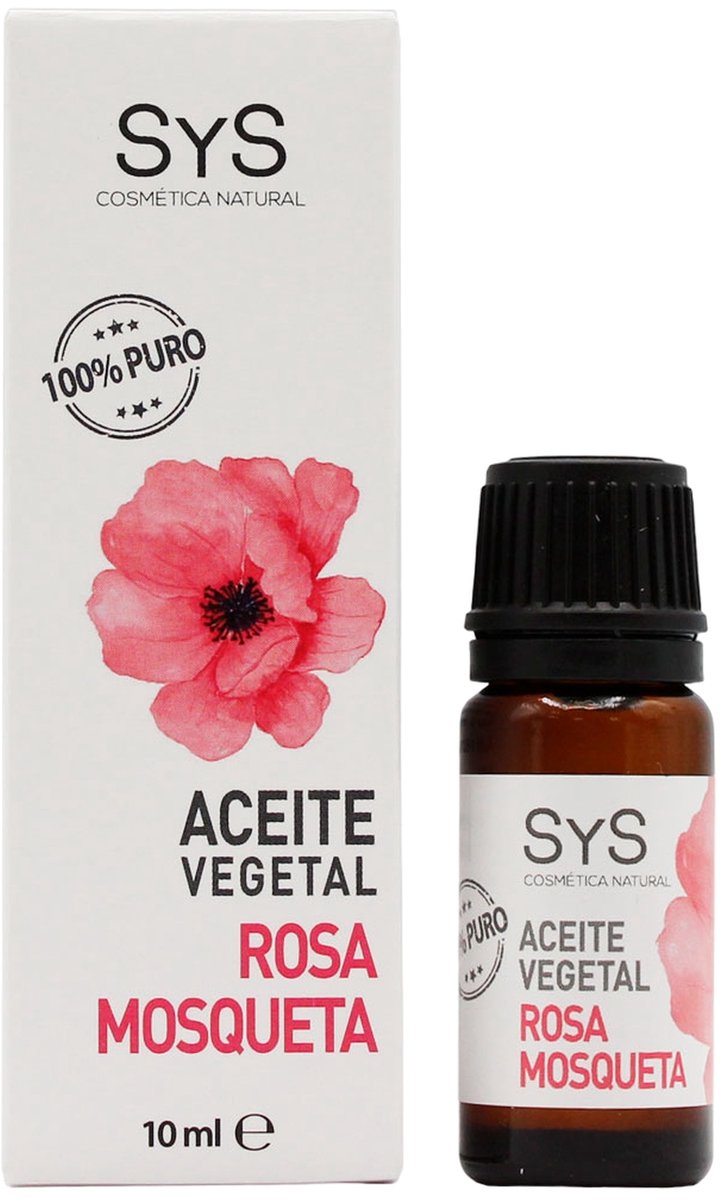 Goedkoopste Sys Rozenbottel Etherische Olie - Essentiële Olie - 100 Puur & Natuurlijk - Hydraterend & Herstellend - 10ml