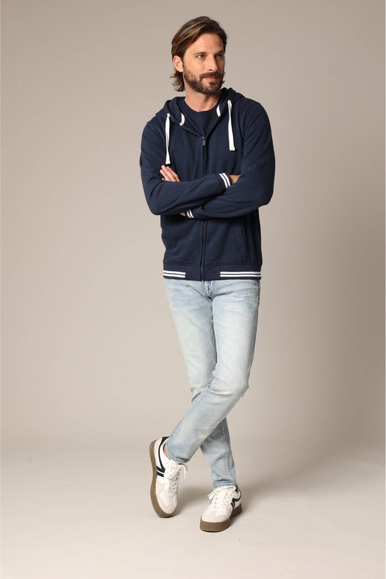 Redbridge Allover Premium sweatjack met capuchon en ritssluiting, zwart, XL
