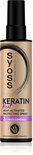 Syoss Keratine Heat-Activated Protecting Spray in een gouden fles met zwarte letters.