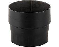 Verloop Ø 150m / Ø 180v 2mm Zwart.