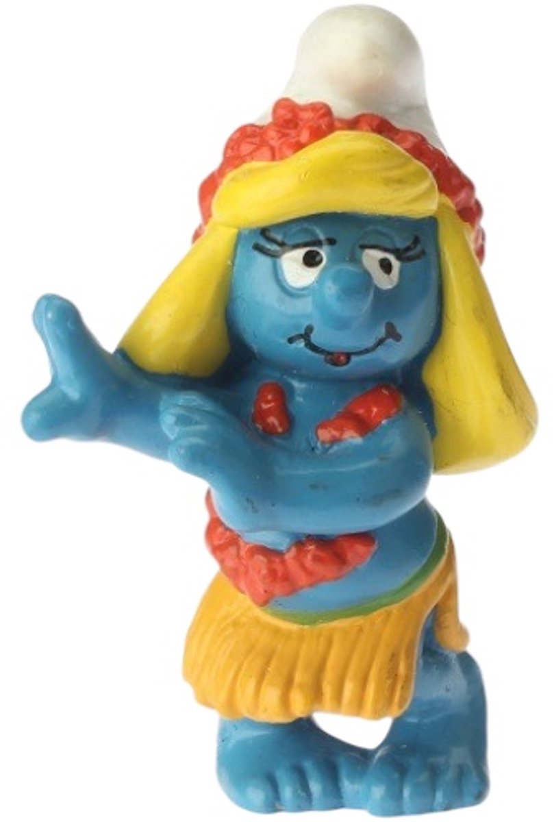 Smurfin Dansend - De smurfen - in dansjurk - 5,5 cm