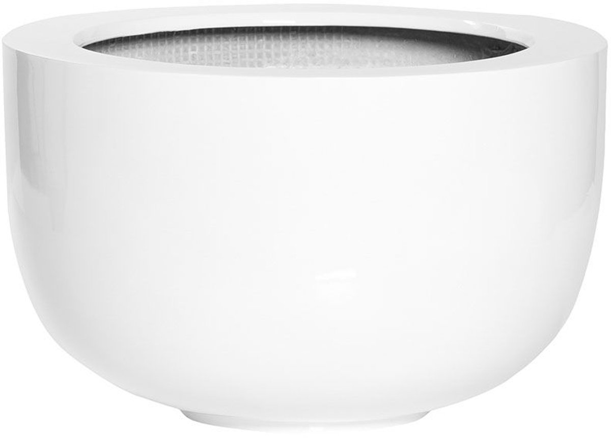 Pottery Pots - Plantenbak - Sunny M - Ø33cm x H20cm - Glossy White