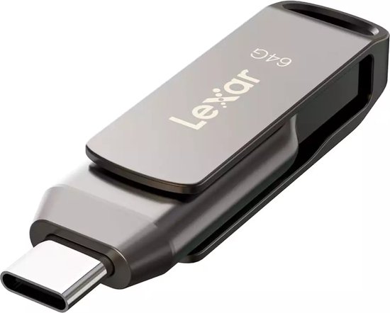 Lexar JumpDrive Dual Drive D400 USB 3.2 gen 1 Type-C - USB type C - 64GB
