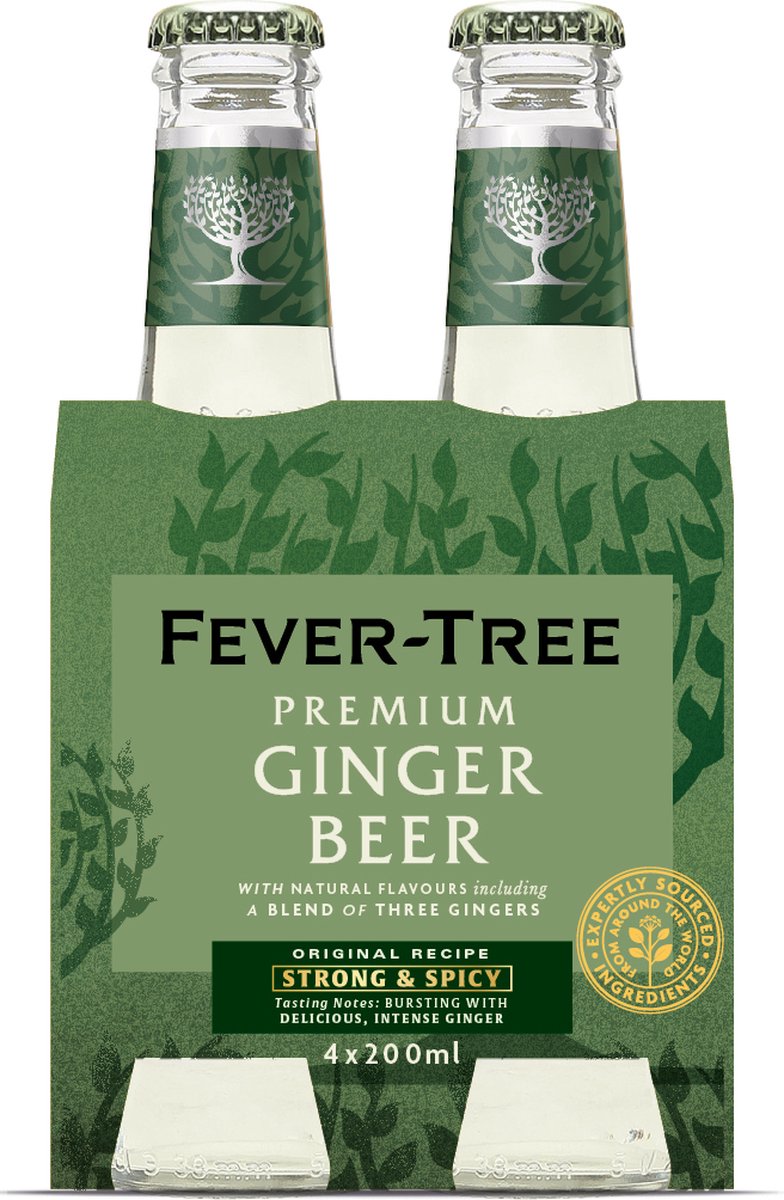 Fever-Tree Ginger Beer 20cl 6x4-Pack