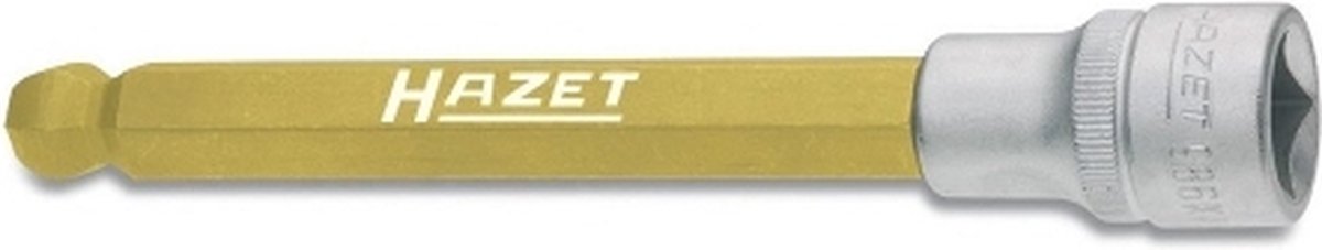 HAZET Dopsleutelbit 986KK-7 · 1/2 inch (12,5 mm) vierkant hol · Binnen-zeskant-profiel · SW 7 mm