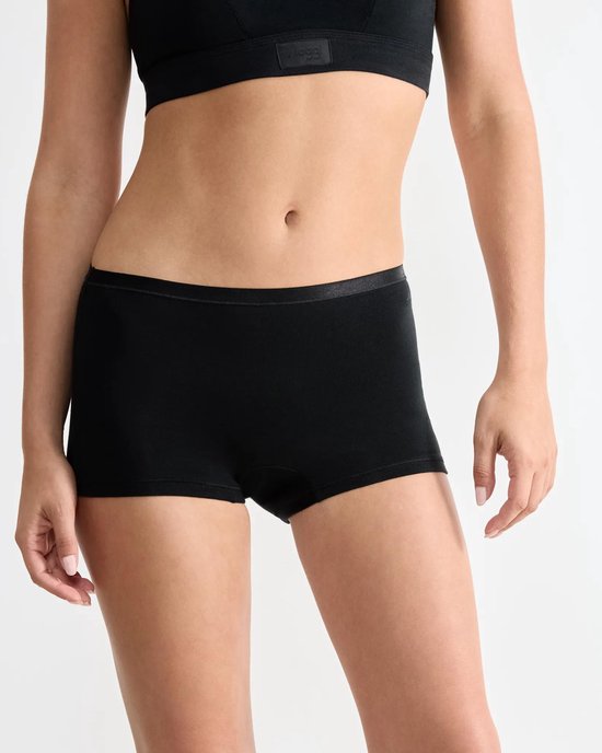 Sous-vêtements pour femmes Sloggi GO Daily Cotton Short 3P - NOIR -