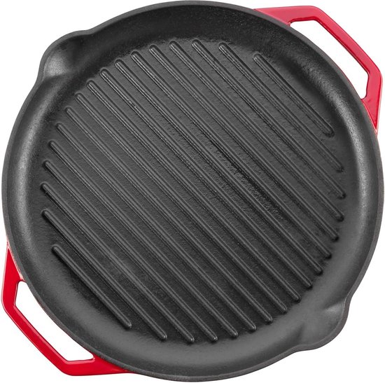 LIVARNO home Gietijzeren grillpan (Zwart