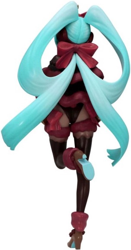 Furyu AMU-SHP0553 Hatsune Miku SweetSweets Series Miku Figura corta de chocolate con fresa